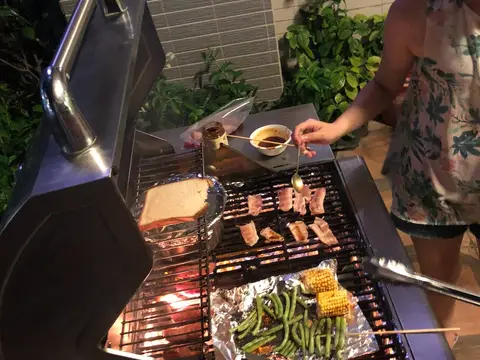 心想事成的BBQ 烤肉區